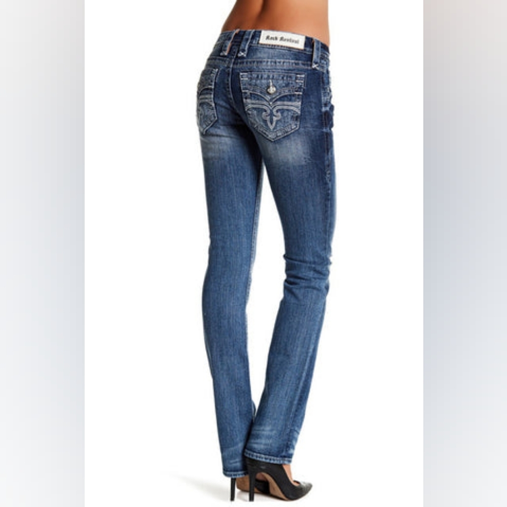 NWT Rock Revival - Alivia Straight Jeans